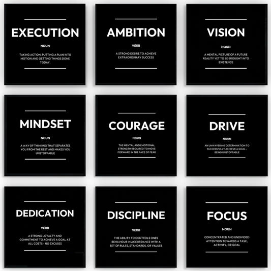 MOTIVATIONAL BUNDLE SET X9