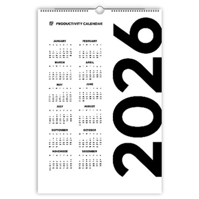 2026 PRODUCTIVITY CALENDAR (US & CANADA)