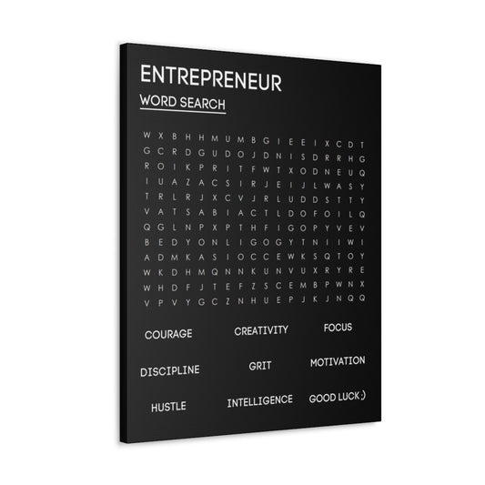 ENTREPRENEUR WORD SEARCH