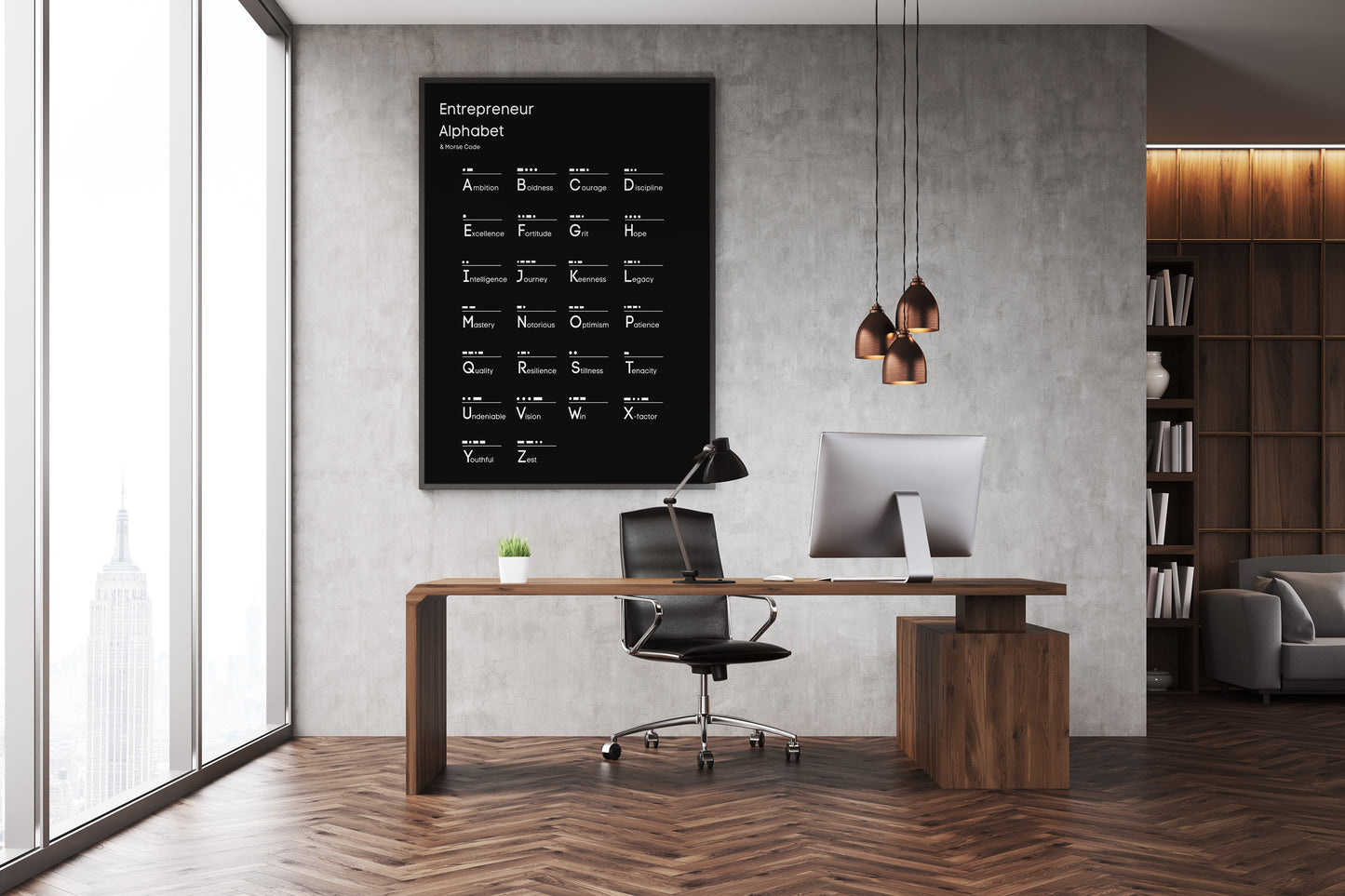 ENTREPRENEUR ALPHABET x MORSE CODE