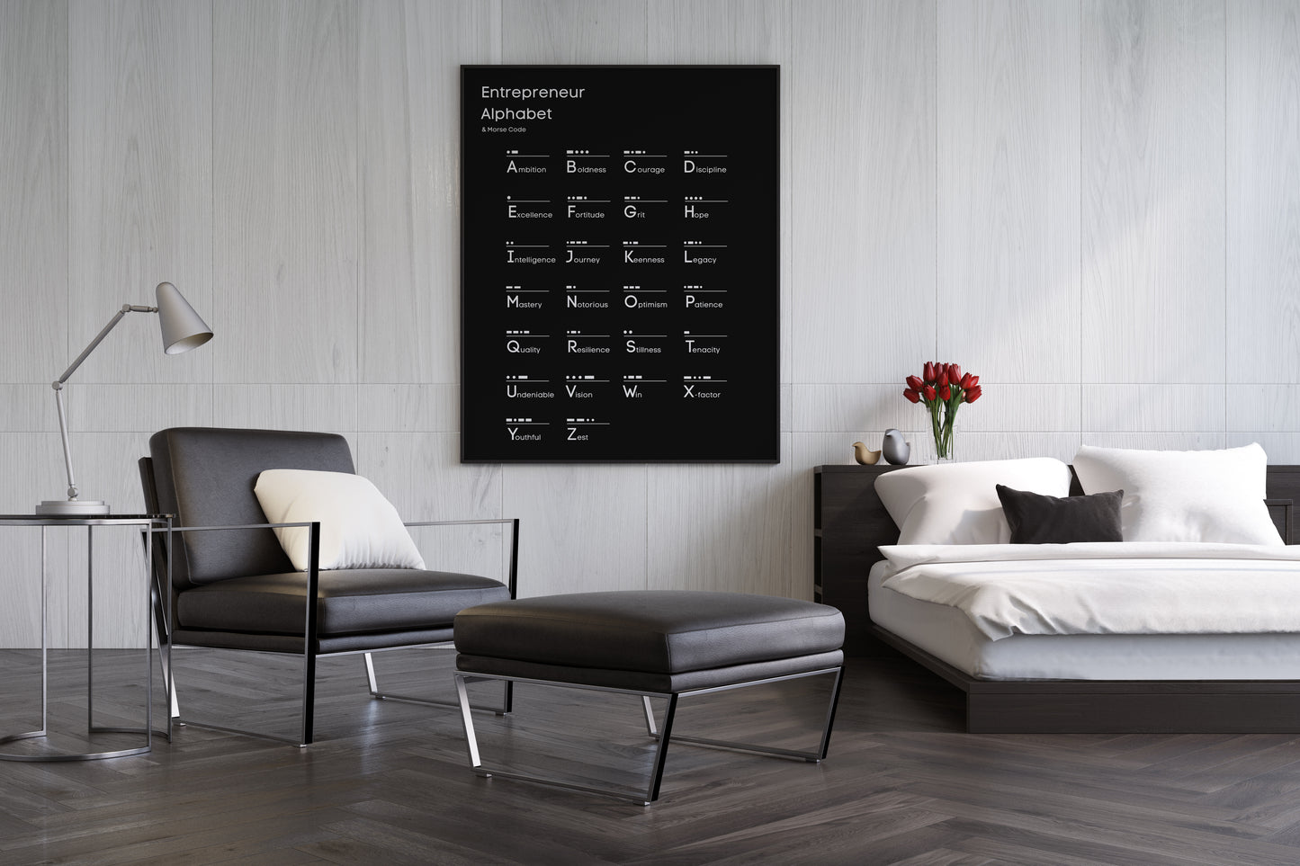 ENTREPRENEUR ALPHABET x MORSE CODE